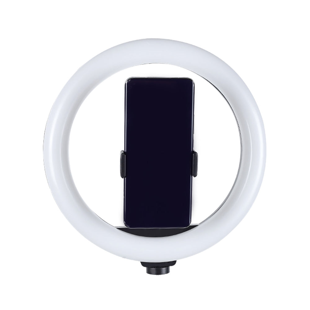 Zore MJ20 RGB Light 8 inç Işıklı Telefon Tutucu Ring Light Siyah