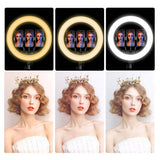 Zore MJ38 RGB 25W Ring Light Canlı Yayın 38cm USB'li ve Telefon Stand Siyah