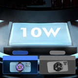 Zore N5 Magnetik Yapıştırmalı 10W TEC Soğutma Sistemli RGB Işıklı Telefon Soğutucu Fan Siyah