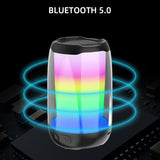 Zore NBY8893A Ayarlanabilir RGB Işıklı Bluetooth Hoparlör Speaker Siyah