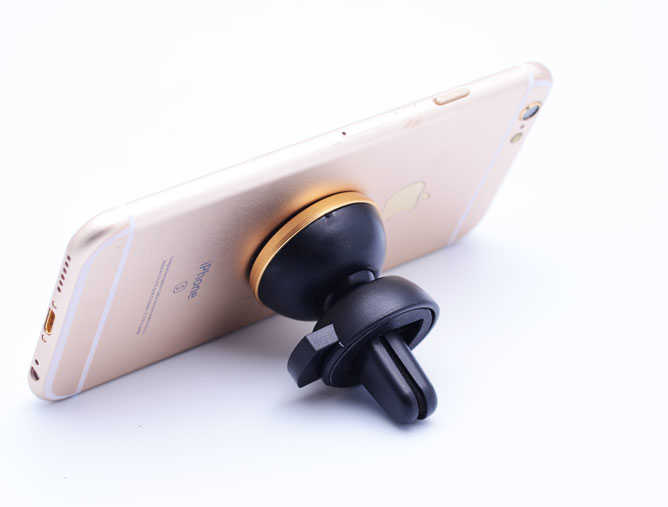 Zore New Magnetic Air Vent Mount Araç Telefon Tutucu Rose Gold