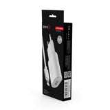 Zore Ofset Serisi ZCS-02 Lightning 2 in 1 Ev Şarj Seti 2.1A Beyaz