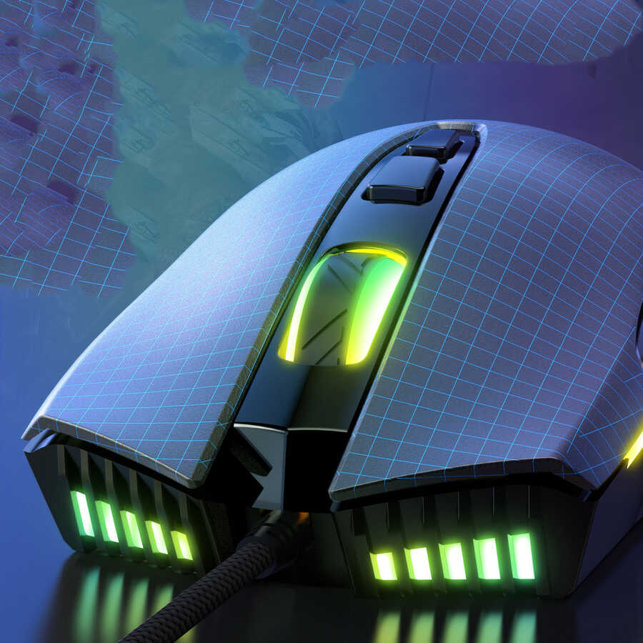 Zore Onikuma CW905 RGB Oyuncu Mouse Siyah