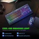 Zore Onikuma G21 RGB Oyuncu Klavye Mouse Seti Siyah