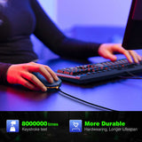 Zore Onikuma G21 RGB Oyuncu Klavye Mouse Seti Siyah