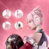Zore Onikuma K15 Oyuncu Kulaklığı 3.5mm Pembe