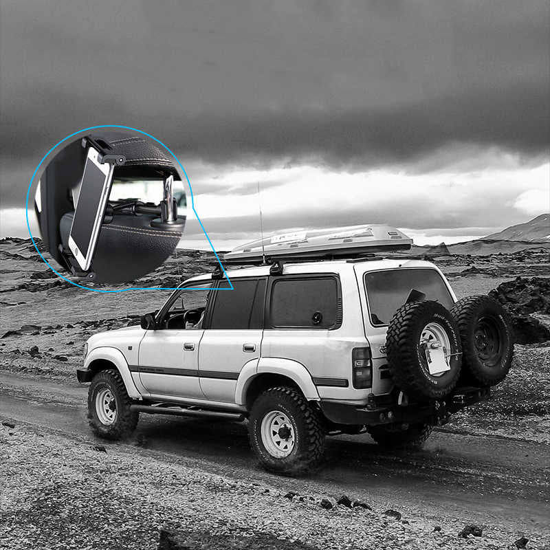 Zore PB-45 Araç Telefon Tablet Tutucu Kırmızı