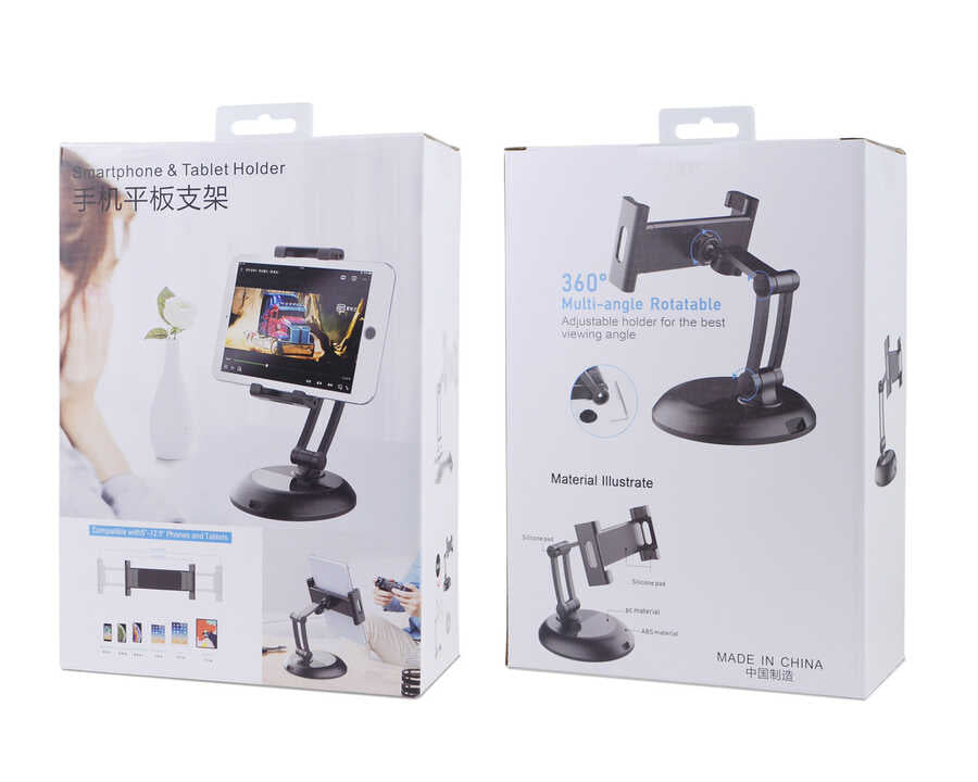 Zore PB-45S Tablet Telefon Standı Siyah