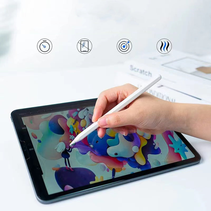 Zore Pencil 09 Palm-Rejection Magnetik Şarj ve Eğim Özellikli Dokunmatik Çizim Kalemi Beyaz