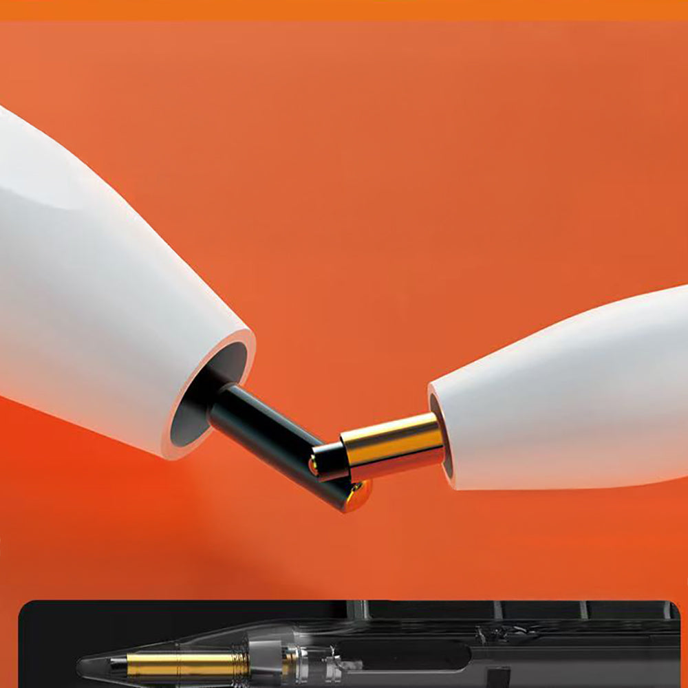 Zore Pencil 19 Stylus Dijital Led Göstergeli Dokunmatik Tablet Kalemi Beyaz