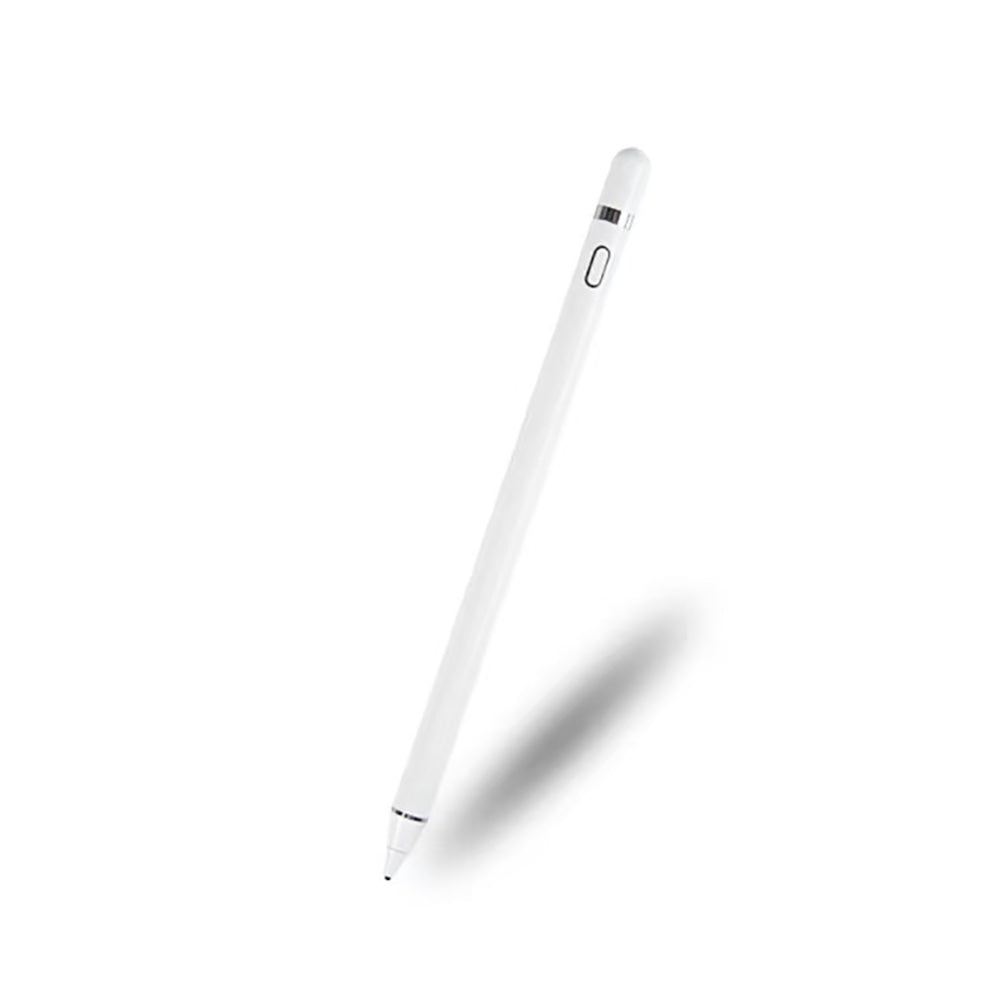 Wolf Pencil 20 Stylus LED Işık Göstergeli Universal Dokunmatik Tablet Kalemi Beyaz