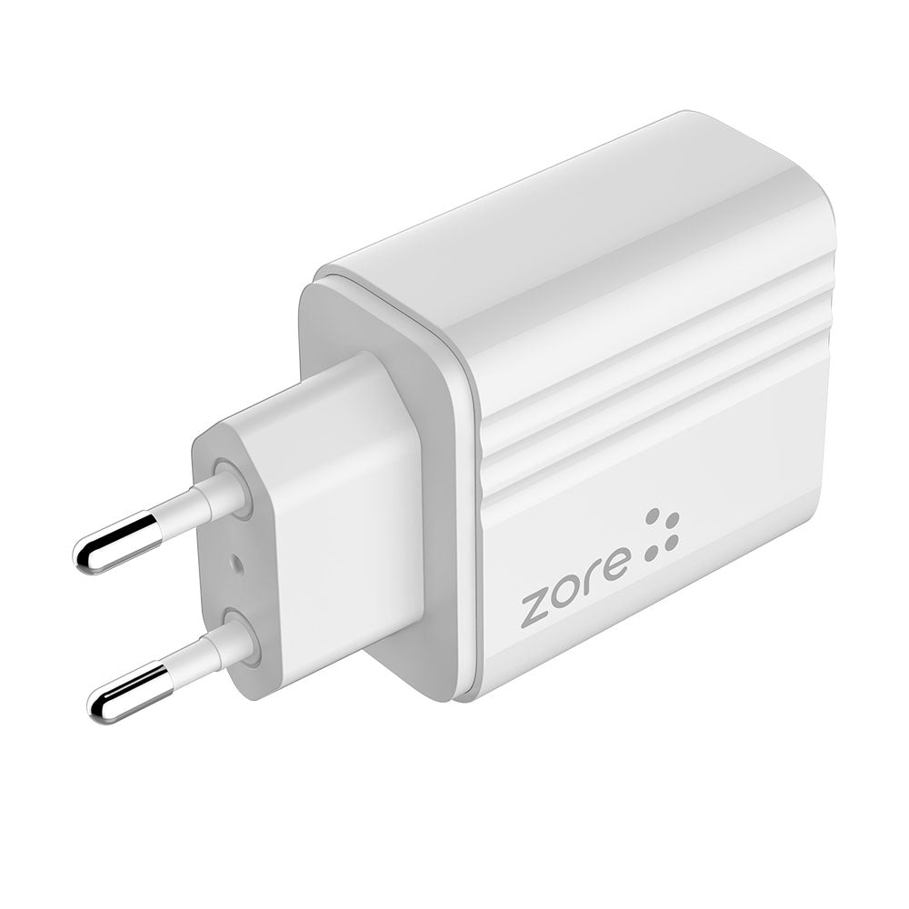 Zore Play Serisi PL2 20W PD Seyahat Şarj Aleti Beyaz