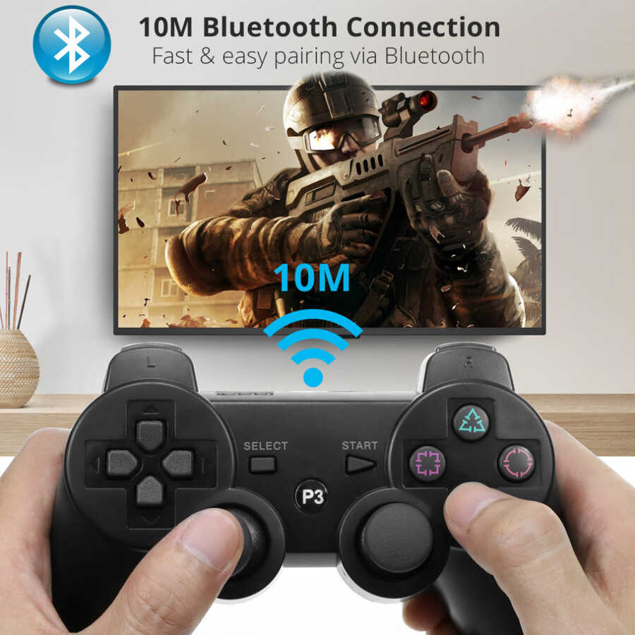 Zore Playstation 3 Double-Shock Oyun Kolu Gri