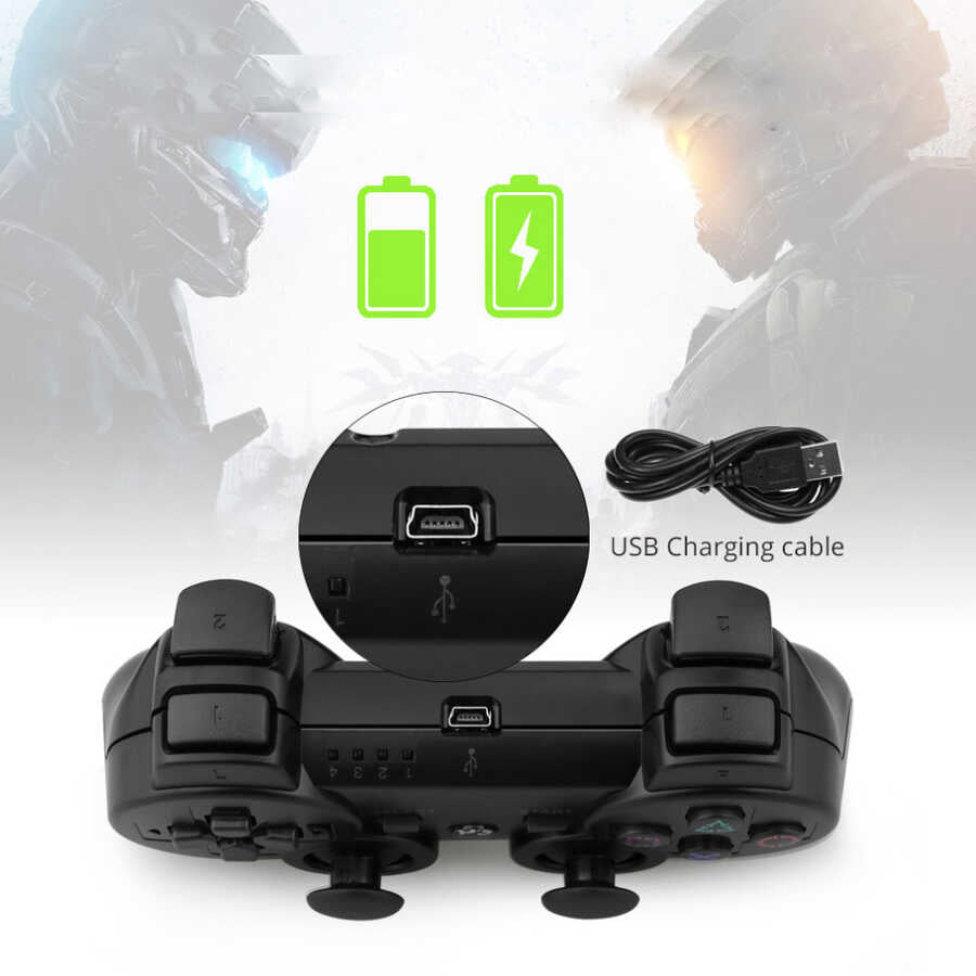 Zore Playstation 3 Double-Shock Oyun Kolu Gri