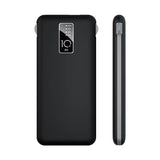 Zore PW-05 Hızlı Şarj Led Göstergeli Micro Lightning Type-C Kablolu Taşınabilir Powerbank 10000mAh Beyaz