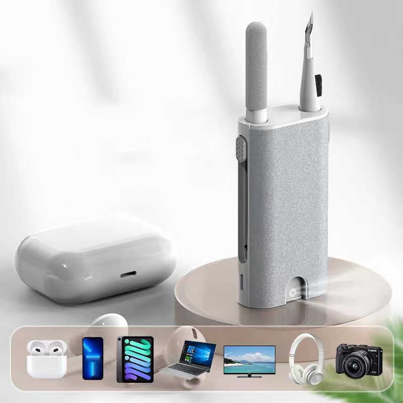 Zore Q6 Çok Fonksiyonlu Airpods Temizleme Kalemi Beyaz