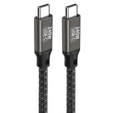 Zore QG02 Type-C to Type-C PD3.1 Data Kablosu 240W 480Mbps 1 Metre Siyah