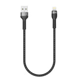 Zore Shira Serisi Lightning USB Kablo 30cm Siyah