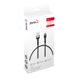 Zore Shira Serisi Lightning USB Kablo 30cm Siyah