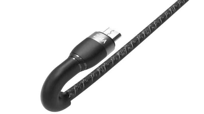 Zore Shira Serisi Micro USB Kablo 30cm Siyah