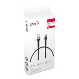Zore Shira Serisi Micro USB Kablo 30cm Siyah