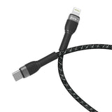 Zore Shira Serisi Type-C to Lightning PD Kablo 30cm Siyah