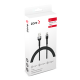 Zore Shira Serisi Type-C USB Kablo 1m Siyah