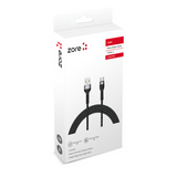 Zore Shira Serisi Type-C USB Kablo 2m Siyah
