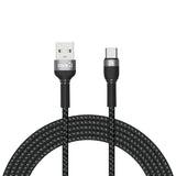 Zore Shira Serisi Type-C USB Kablo 3m Siyah