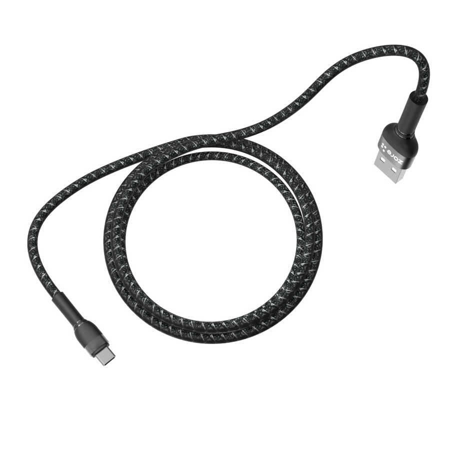 Zore Shira Serisi Type-C USB Kablo 3m Siyah
