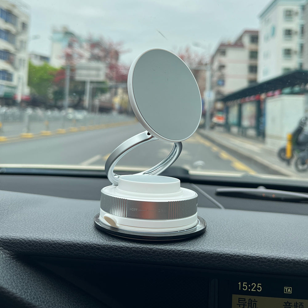 Zore T28 Vakum Özellikli 360 Derece Dönebilen Magnetik Telefon Tutucu Siyah