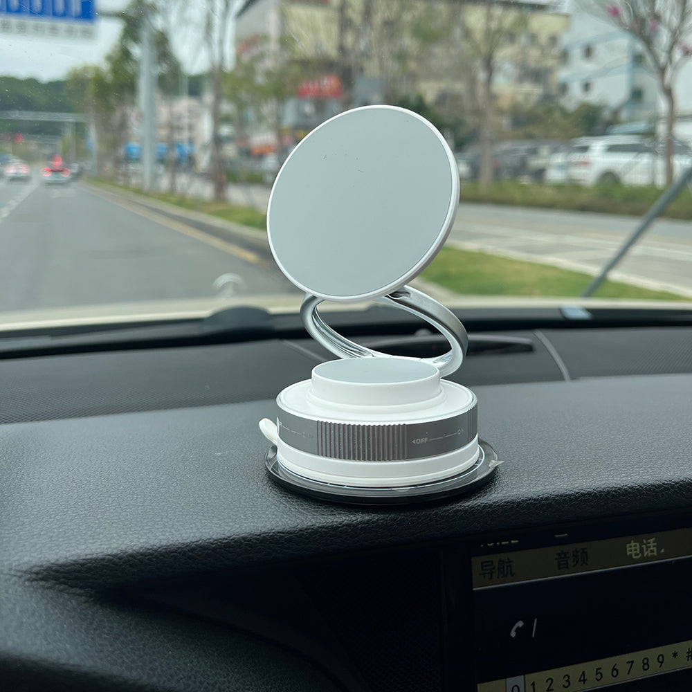 Zore T28 Vakum Özellikli 360 Derece Dönebilen Magnetik Telefon Tutucu Siyah