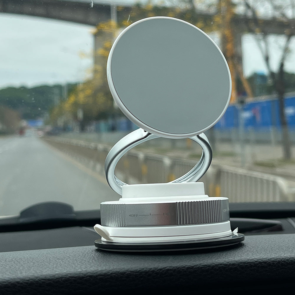 Zore T28 Vakum Özellikli 360 Derece Dönebilen Magnetik Telefon Tutucu Siyah