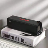 Zore TG271 İp Aksesuarlı FM Radyo Özellikli AUX USB Kart Okuyucu Portlu Bluetooth Hoparlör Speaker Siyah