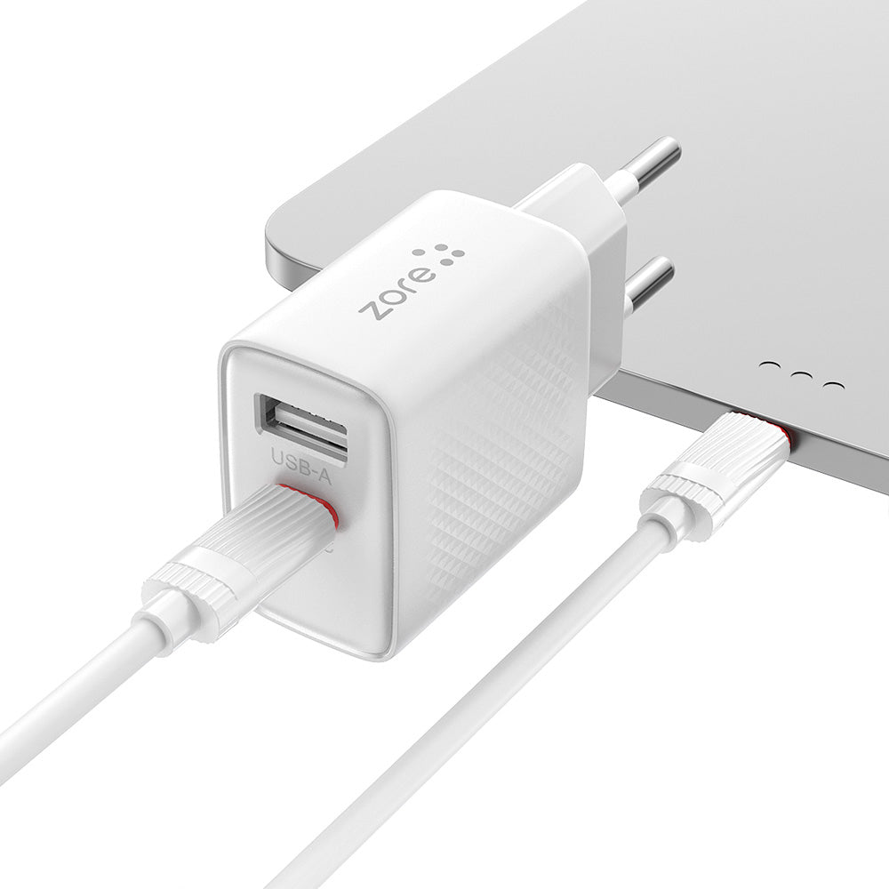 Titan Serisi ZT02 Seyahat Şarj Başlığı 20W Beyaz