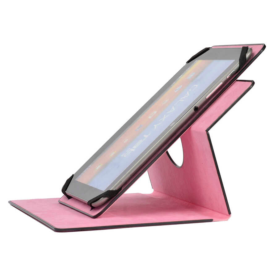 Zore Unik Universal 11 İnç Dönebilen Standlı Kılıf Kırmızı