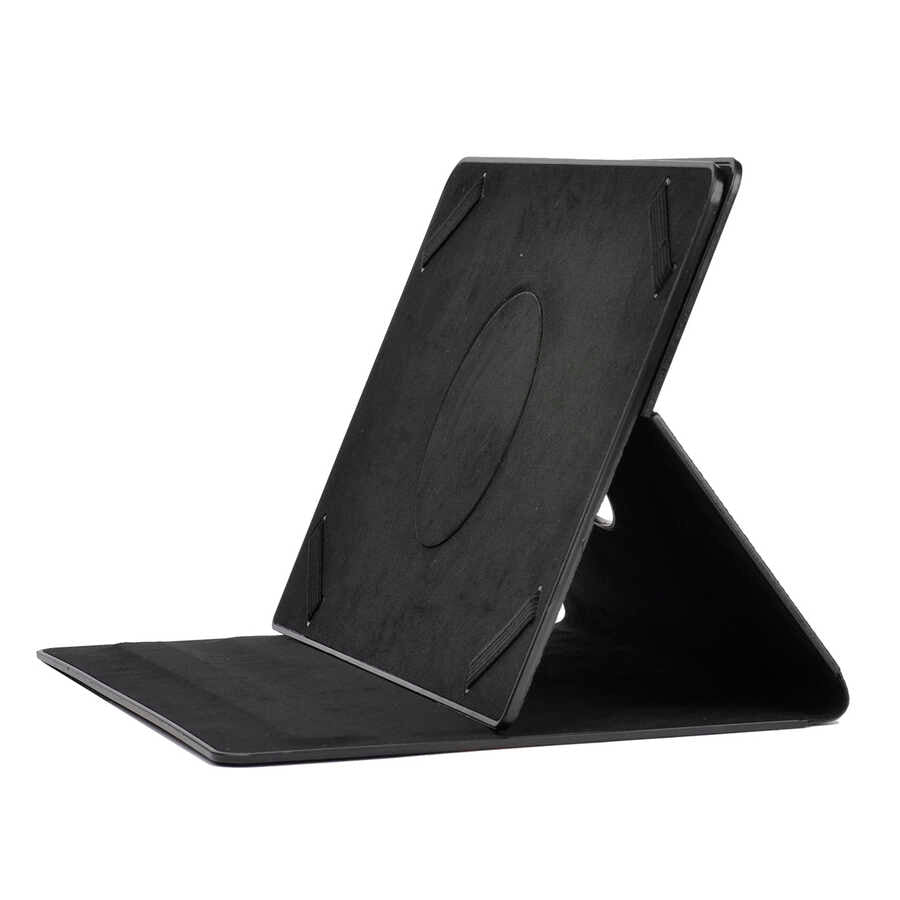 Zore Unik Universal 8 İnç Dönebilen Standlı Kılıf Siyah