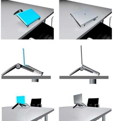 Zore UP1 Laptop Standı Siyah