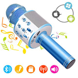 Zore WS-858 Karaoke Mikrofon Mavi