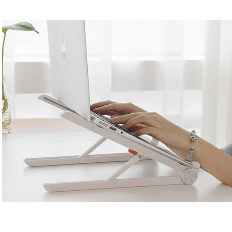 Zore Xgear X1 Ayarlanabilir Dizüstü Laptop Standı Beyaz