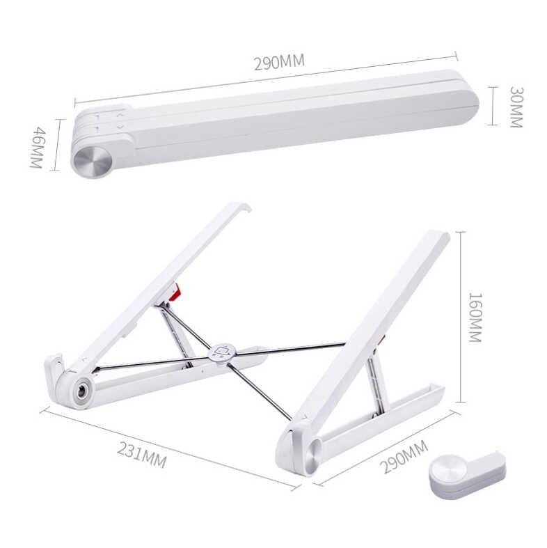 Zore Xgear X1 Ayarlanabilir Dizüstü Laptop Standı Beyaz