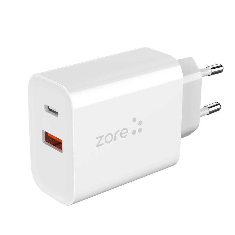 Zore XMac Serisi X5 36W Seyahat Şarj Başlığı Beyaz