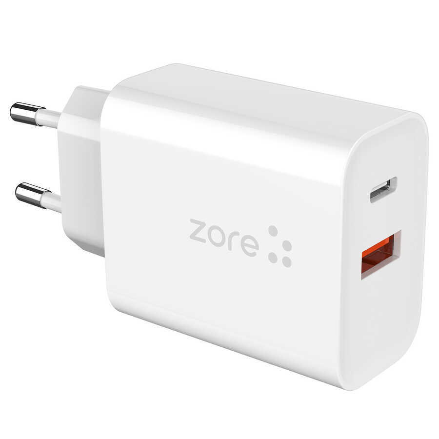 Zore XMac Serisi X5 36W Seyahat Şarj Başlığı Beyaz