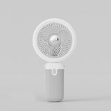 Zore YS-2503 Katlanabilir Askılıklı Portatif Mini Vantilatör Soğutucu El Fanı Gri