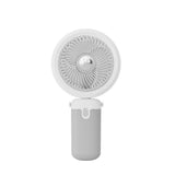 Zore YS-2503 Katlanabilir Askılıklı Portatif Mini Vantilatör Soğutucu El Fanı Gri