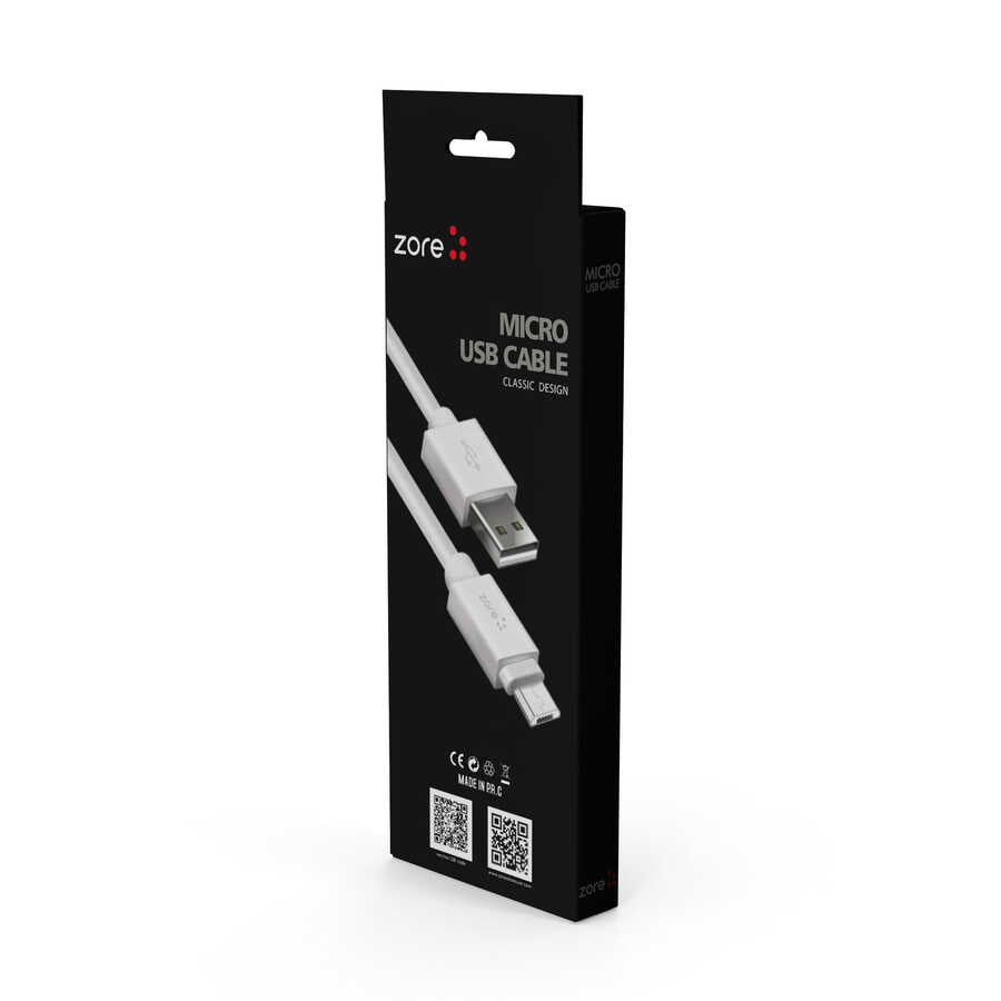 Zore Z-40 Micro Kablo Beyaz