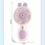 Zore ZB093 Işıklı Mini Vantilatör Portatif Soğutucu Fan Beyaz