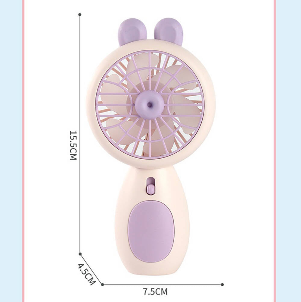 Zore ZB093 Işıklı Mini Vantilatör Portatif Soğutucu Fan Sarı