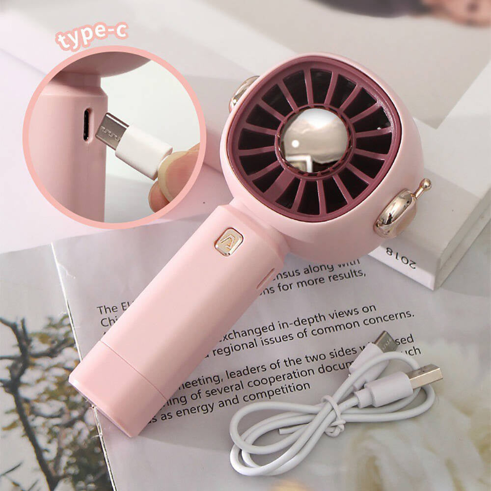 Zore ZB102 Mini Vantilatör Portatif Soğutucu Fan Pembe