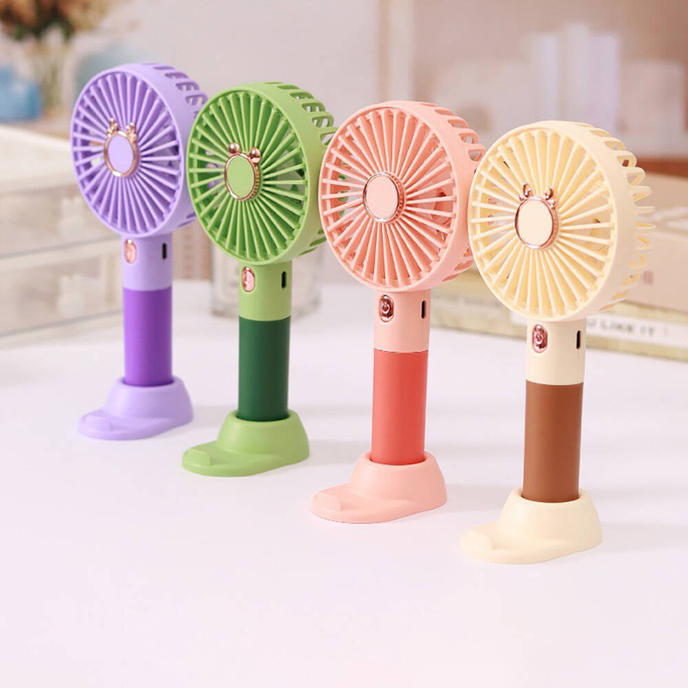 Zore ZB122 Mini Vantilatör Portatif Soğutucu Fan Pembe